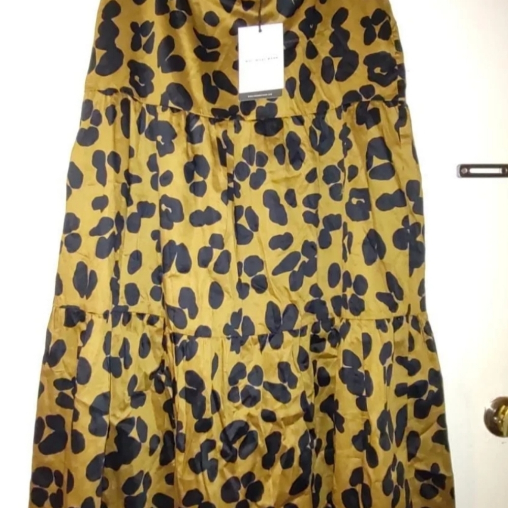 Long Leopard Skirt